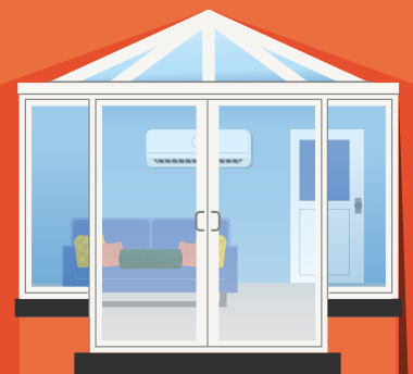 Air conditioning units for conservatories, Surrey