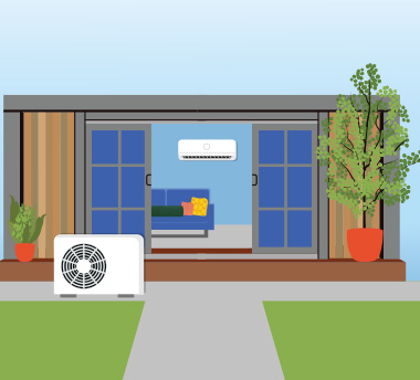 Air conditioning units for garden rooms & outbuildings, Surrey