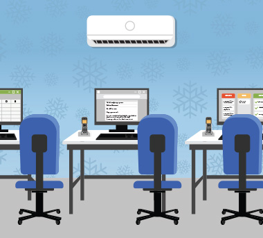 Air conditioning units for small office spaces, Surrey