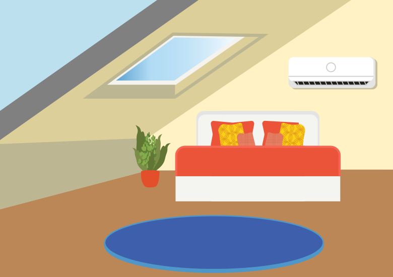Enjoy perks to air con unit for bedrooms Enjoy perks to air con unit for bedrooms
