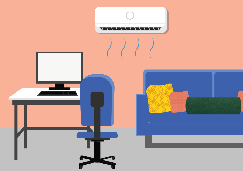 Benefits of home office air con installation