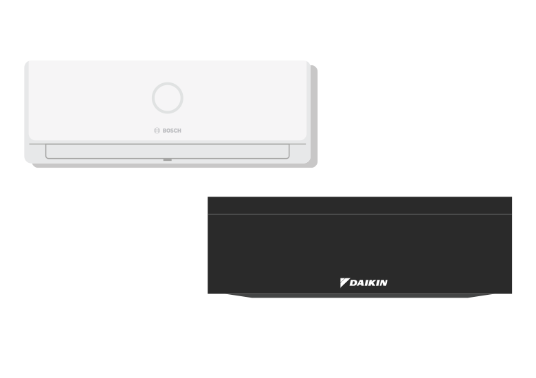 Choose Daikin or Bosch for your air con installation